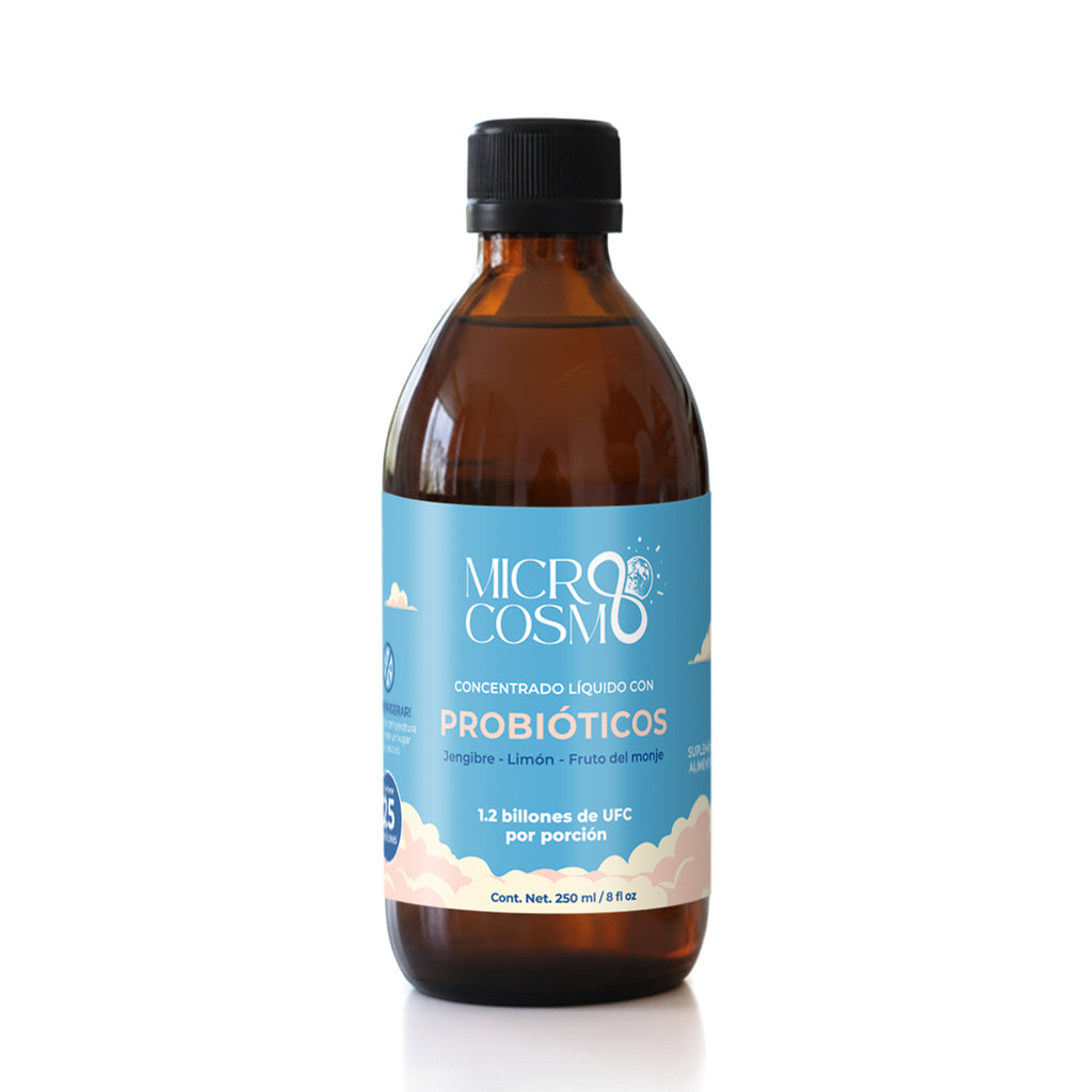 Microcosmo Jengibre – Concentrado Líquido con Probióticos Vivos